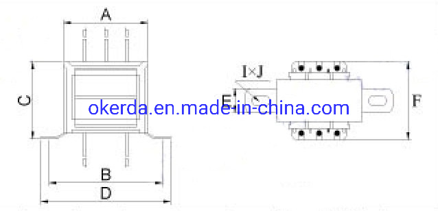 Ei41 Lead Wire Transformer Silicon Steel Sheet of Transformer Manufacturer