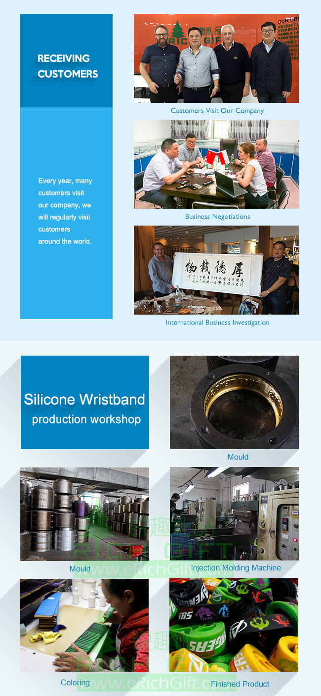 Manufacturer for Silicon Wristband No MOQ