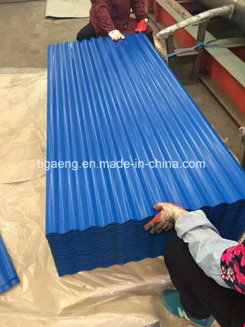 Painting Red Color Zincalume Corrugated Galvalume Steel Roofing Sheet