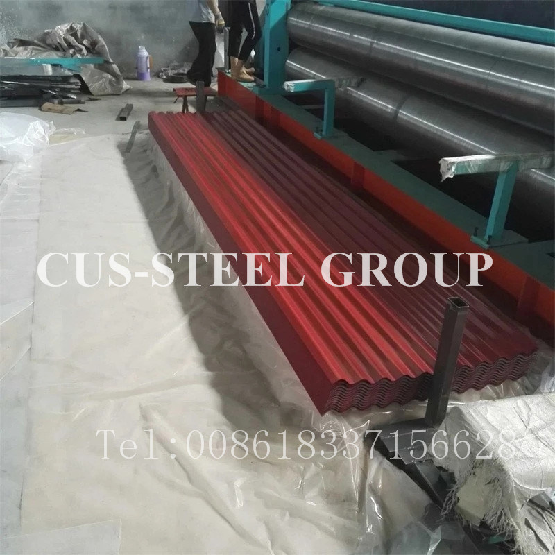 Prepainted Galvanized Roofing Plate PPGI Corrugated Steel Sheet From Shandong