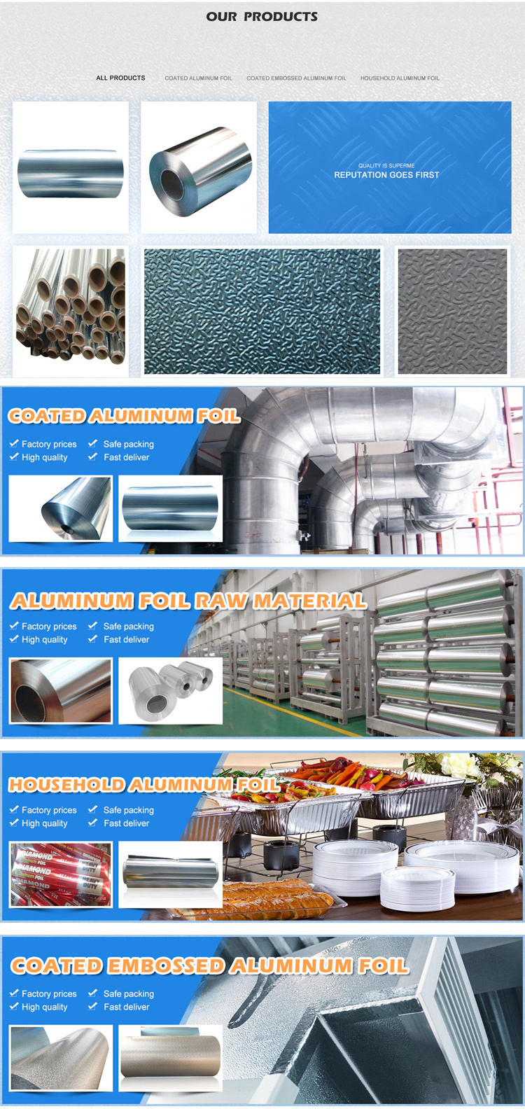 Catering Aluminium Foil, Silver Aluminium Foil Paper, Food Packing Household Aluminium Foil