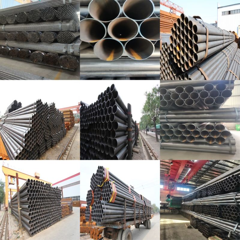 Tianjin Manufacturer 6 Inch Steel Pipe Non Galvanized Steel Pipe Schedule 40 Black Steel Pipe