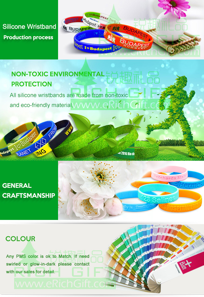 Manufacturer for Silicon Wristband No MOQ