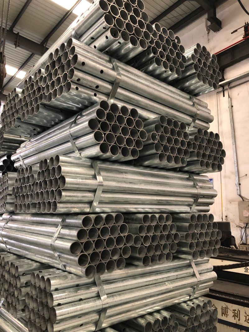 Mild Steel Galvanized Steel Air Pipe/ Galvanized Steel Pipe Brackets/Galvanized Steel Pipe Shelving/ Galvanized Steel Pipe Bollards