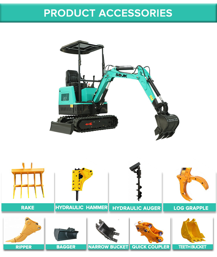 0.95 Ton Low Price Mini Digger 950kg Mini Excavator with Competitive Price