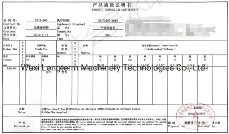 Cold Rolled 304 Stainless Steel Strip Price 1mm Thickness