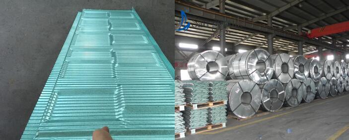 Galvanized Corrugated Roof Sheet/Stone Coated Metal Tiles in Kerala/Similar Tiles Roof Tiles