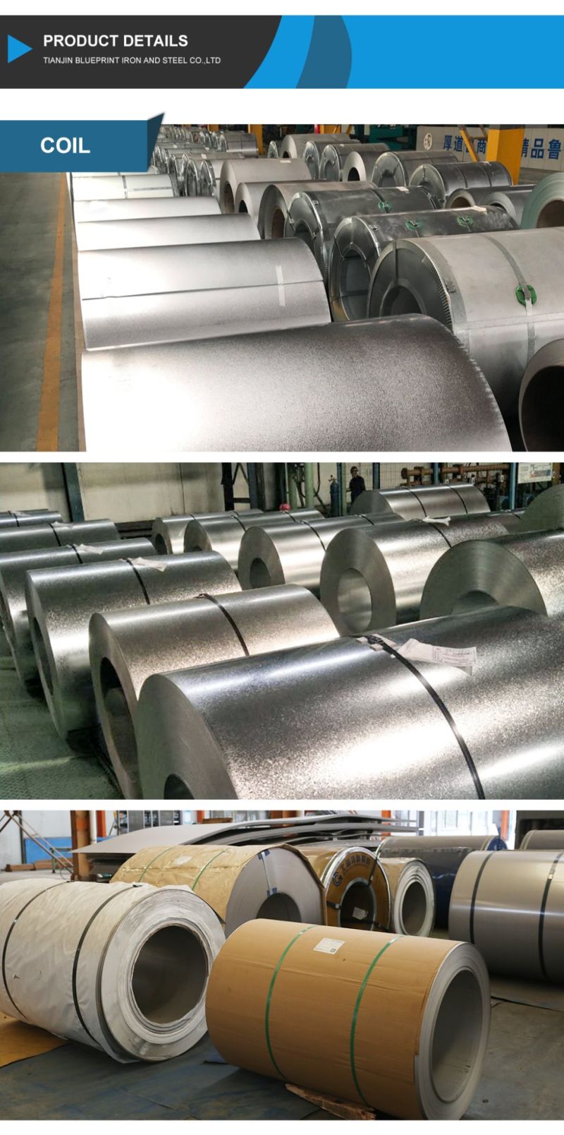 Gi Steel Coil Z60 Zinc Coated Galvanized Steel Roll Coil