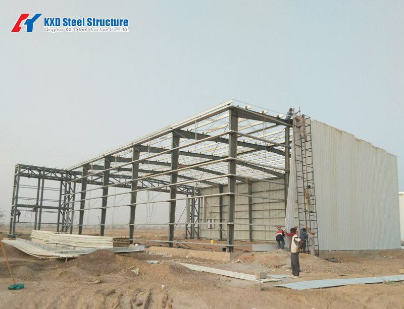 Color Sheet Roof Prefabricated Galvanized Purlin Framing Warehouse