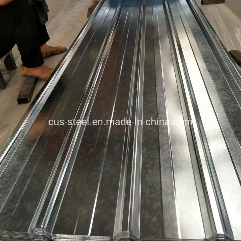 Water Wave Zink-Coated Steel Panels/Galvanized Corrugated Metal Roof Sheets