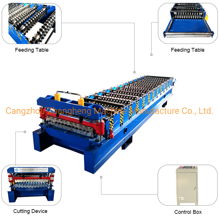 New Design Galvanized Corrugated Roof Panel Roll Forming Machine/Making Machine