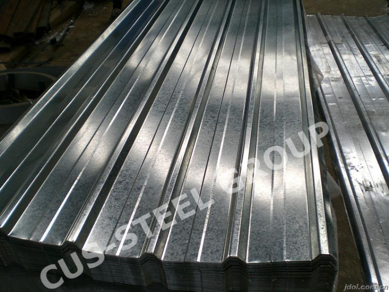 Water Wave Zink-Coated Steel Panels/Galvanized Corrugated Metal Roof Sheets