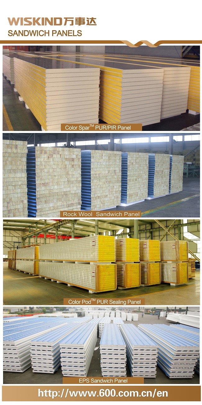 EPS Sandwich Panel Insulated Steel Roofing Panels of Warehouse/House