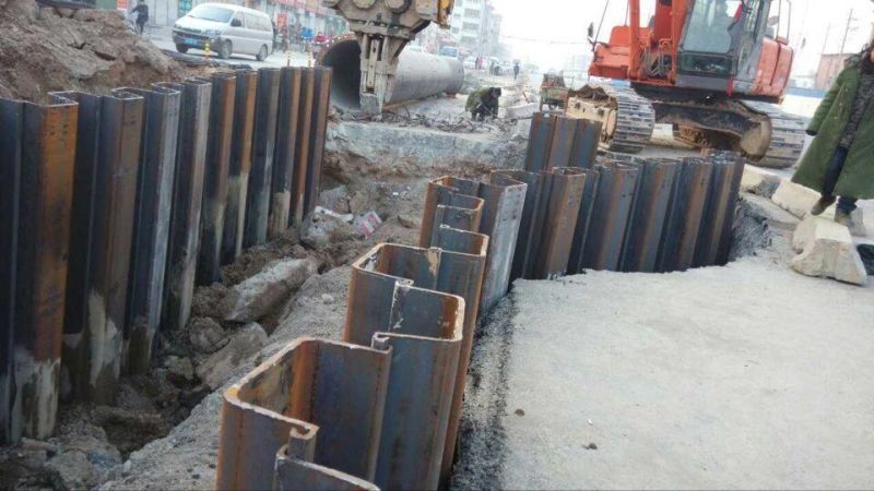 Q235 Steel Pile Shoe Larsen Steel Sheet Pile with Testing Issues