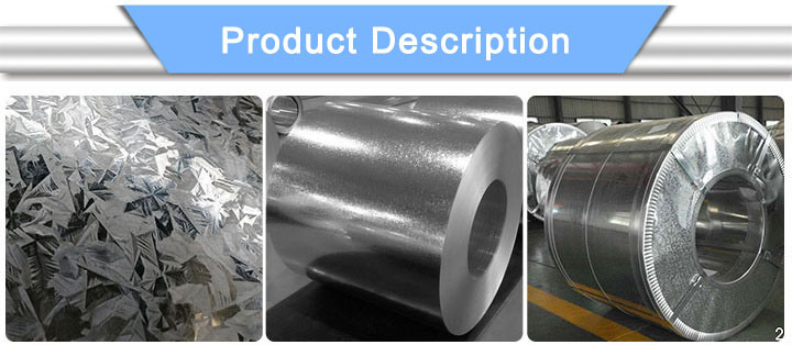 Corrugated Sheet Use ASTM A653 Z60 Hot Dipped Zinc Coated Gi Galvanized Steel Coil