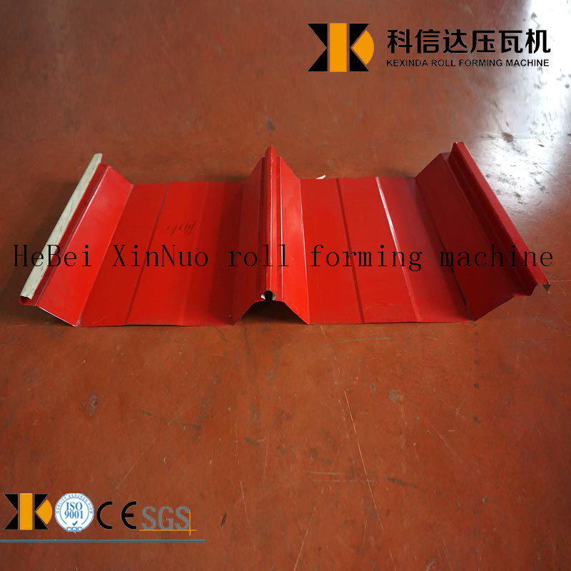 Xinnuo 760 Color Metal Steel Sheet Joint Hidden Roof Panel Roll Forming Machine