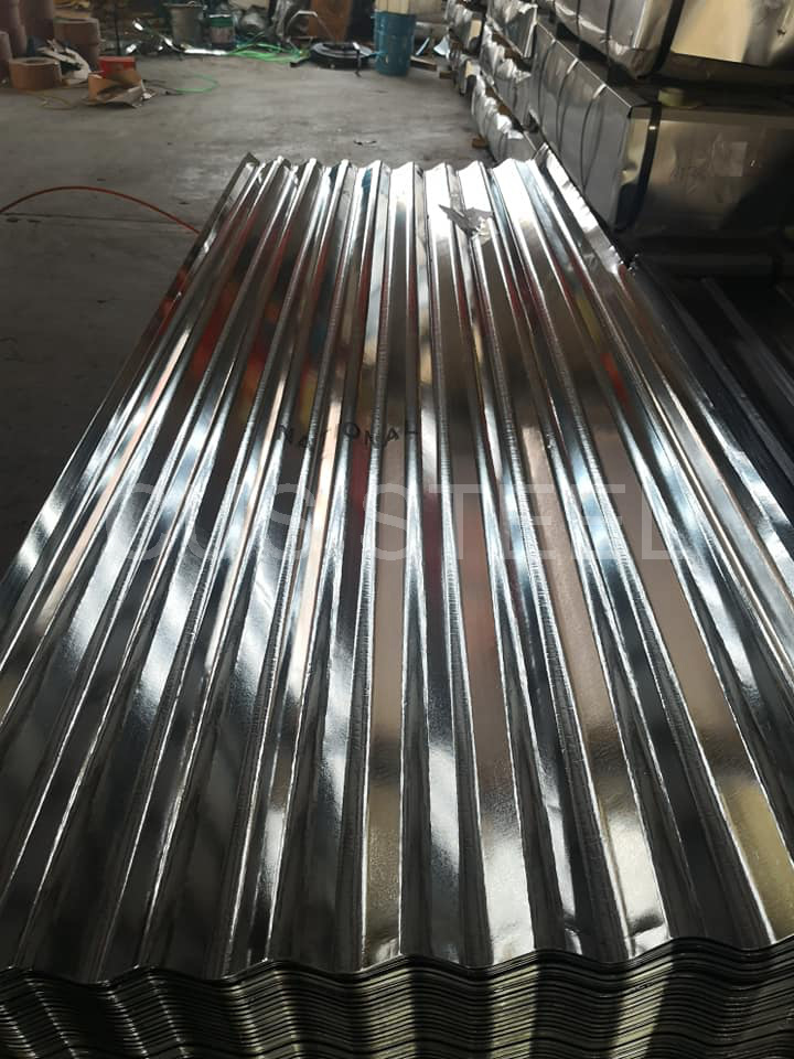 Corrugated White Zinc Roofing Sheet/Water Wavy Galvanized Steel Plate