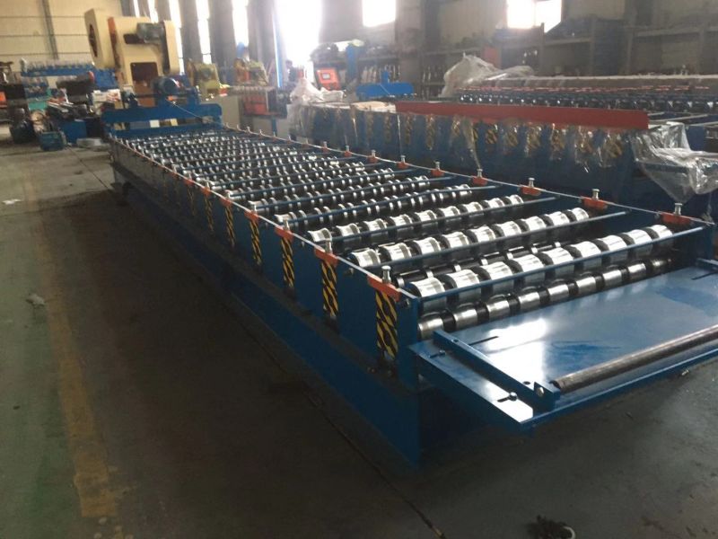 1080mm Trapezoidal Sheet Roof Metal Sheet Roll Forming Machine