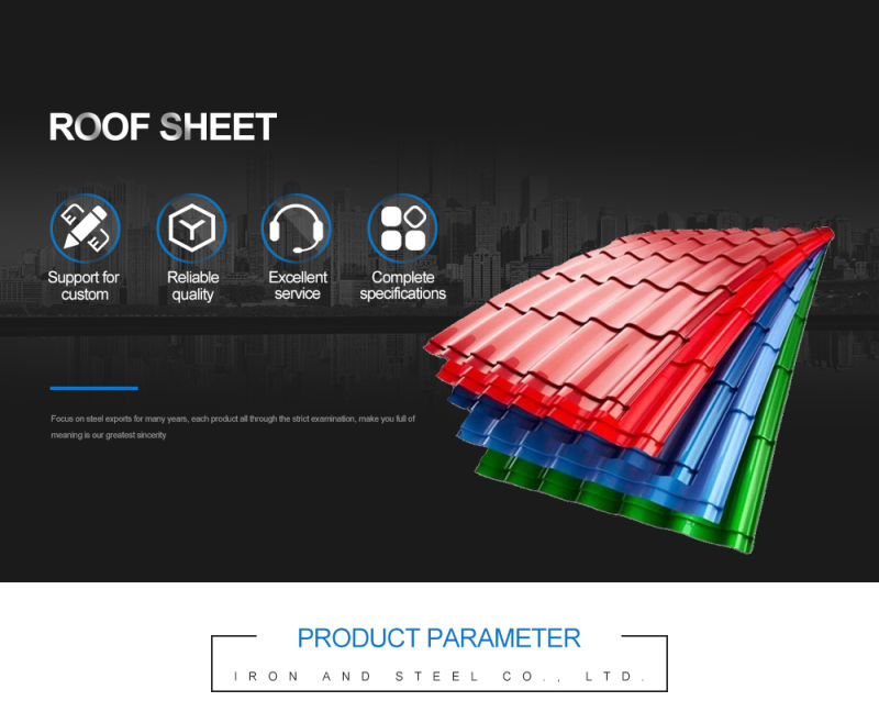 PPGI Roof Prepainted Galvanized Corrugated Color Coated Roofing Sheet