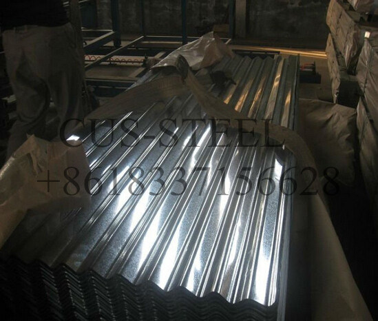 Rwanda Gl 34 Gauge Corrugated Aluzinc/ Galvanized Iron Roofing Sheet to Angola