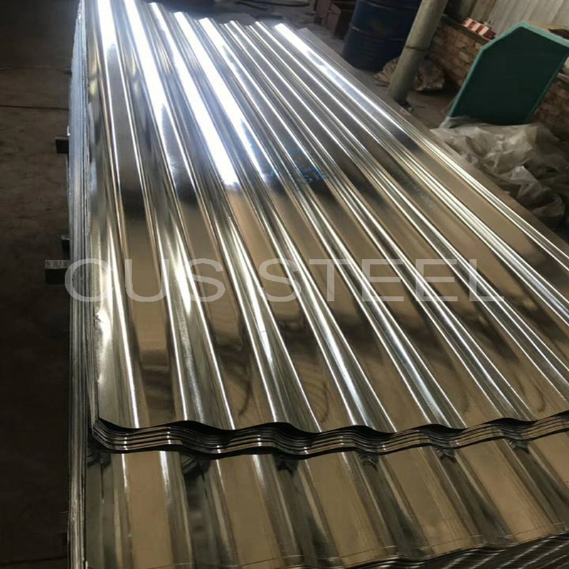 Corrugated White Zinc Roofing Sheet/Water Wavy Galvanized Steel Plate