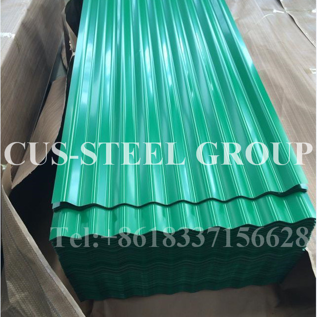 Prepainted Galvanized Roofing Plate PPGI Corrugated Steel Sheet From Shandong