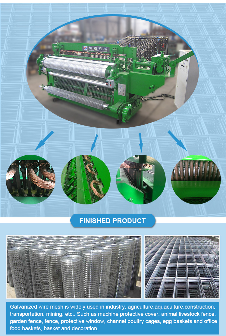 Galvanized Wire Mesh Wire Mesh Automatic Welding Mesh Machine