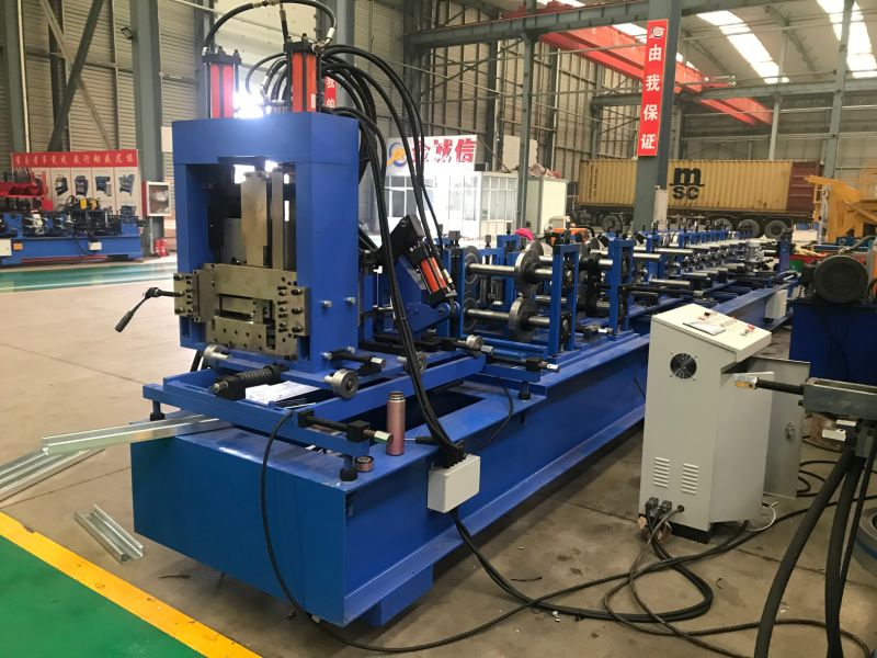 Cold Steel Strip Profile C Z Purlin Roll Forming Machine