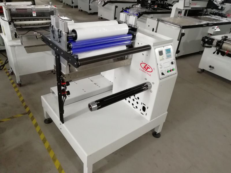 Automatic Roll to Roll Plastic Label Slitter