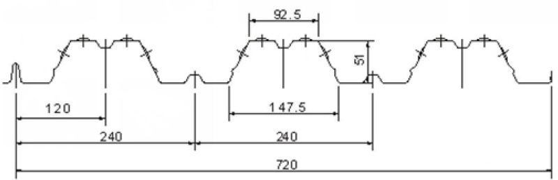 Low Price Hot Sale Floor Decking Cold Rolled Steel Sheet