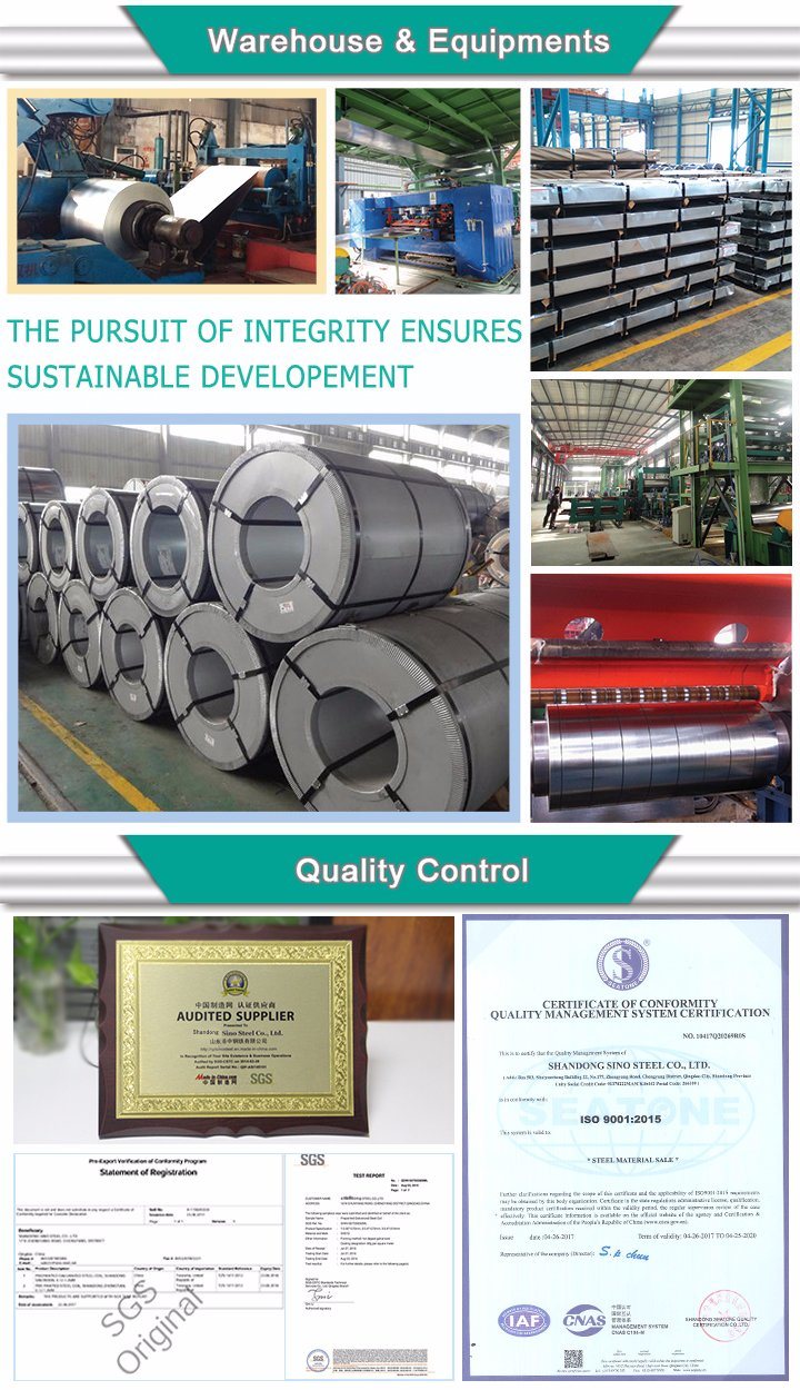 Dx51d Hot Dipped Galvanized Gi Steel Sheet for Building Materials