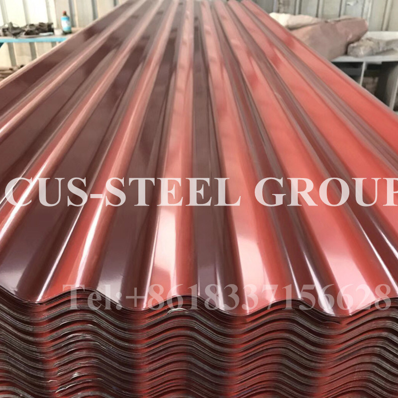 Prepainted Galvanized Roofing Plate PPGI Corrugated Steel Sheet From Shandong