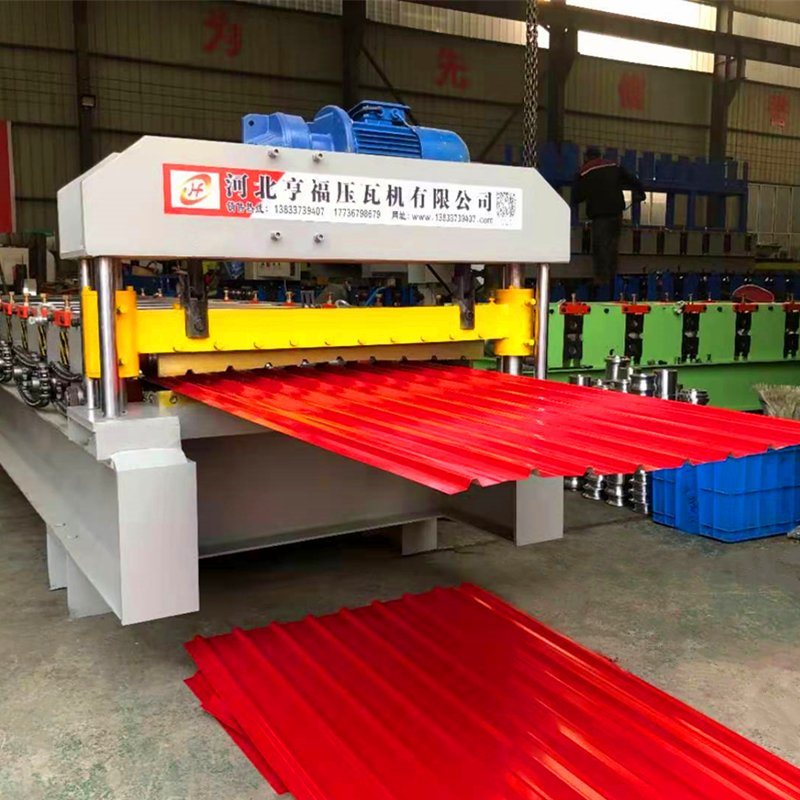 2021 Galvanized Roof Sheet Iron Roof Roll Forming Machine