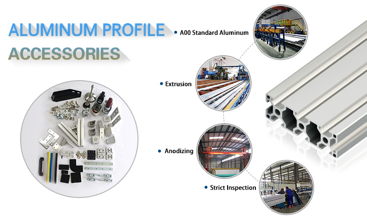 China Top Aluminium Profile Manufacturers Supply 40X40 Aluminium Profile/Industrial Aluminium Profile