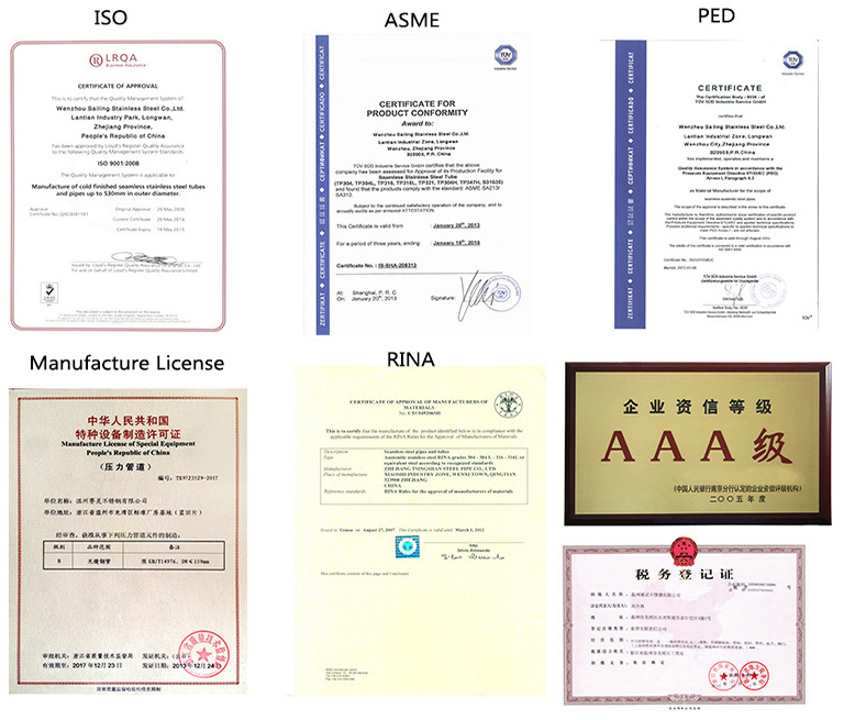 ASTM A312 201/202/301/304/304L/316/316L/321/310 Metal Stainless Steel Welded Pipe/Tube