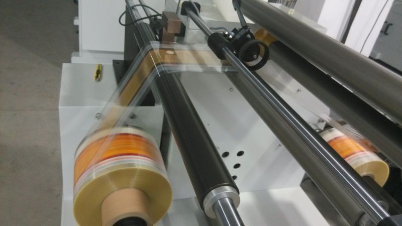 Automatic Roll to Roll Plastic Label Slitter