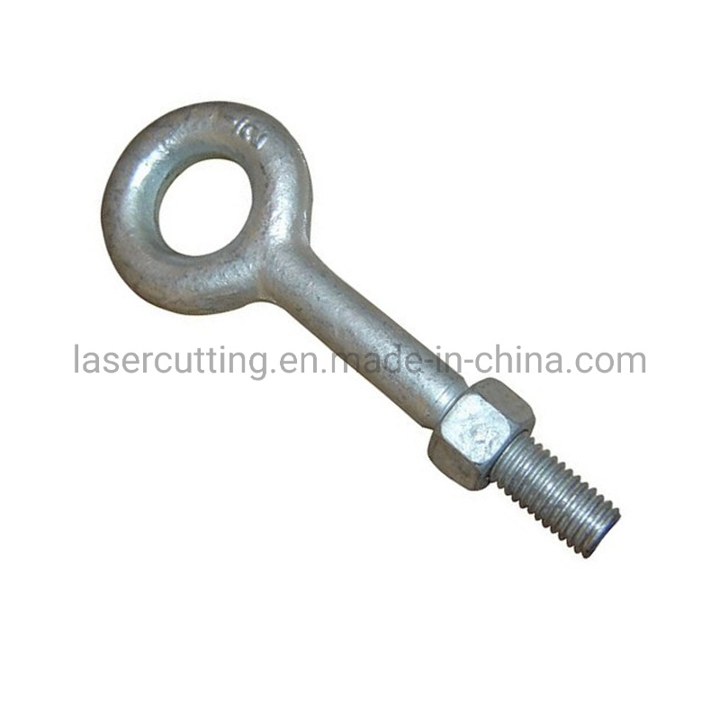 Hot DIP Galvanized Carbon Steel Forged Regular Nut Eye Bolt