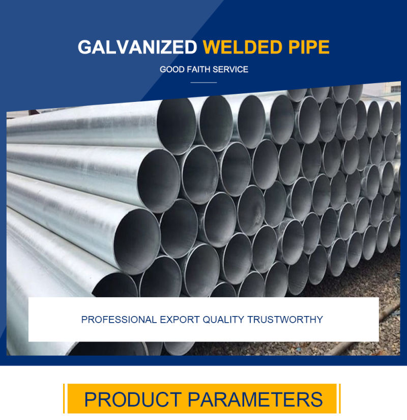 Hot Galvanized Steel Pipe Gi Pipe Price Steel Galvanized Tube