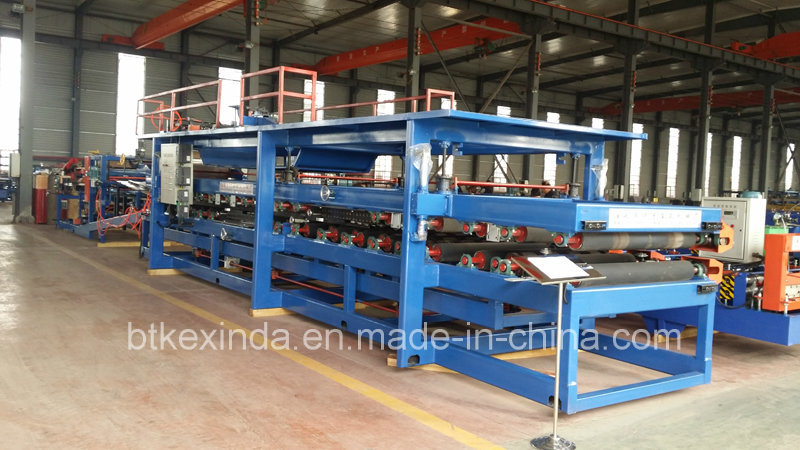 Kexinda Galvanized Sheet EPS and Rock Wool Sandwich Panel Roll Forming Machine