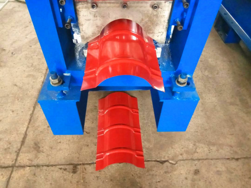 Metal Roof Ridge Cap Galvanized Roll Forming Machine