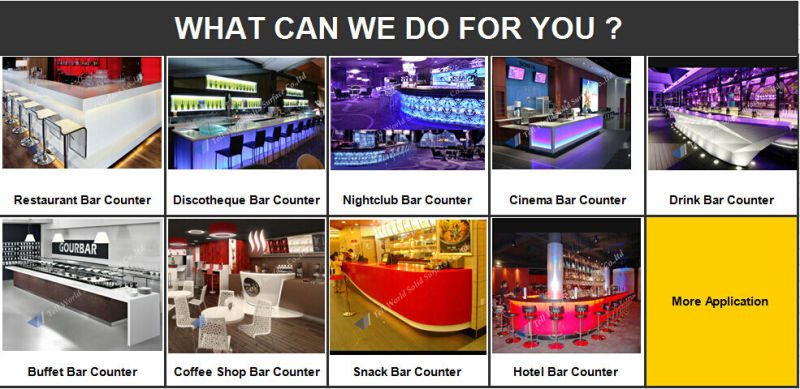 Luminous Bar Counter, Lighted Bar Counter, Acrylic Bar Counter