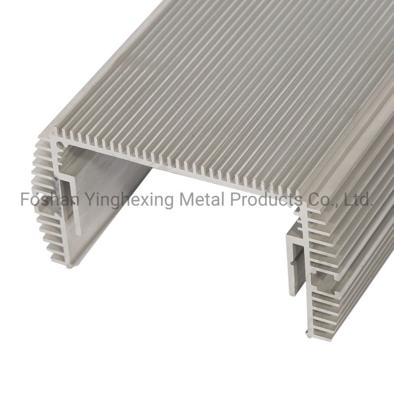 Customized High Precision Anodized Aluminum Profiles for Various Radiators / Industrial Aluminum Profiles