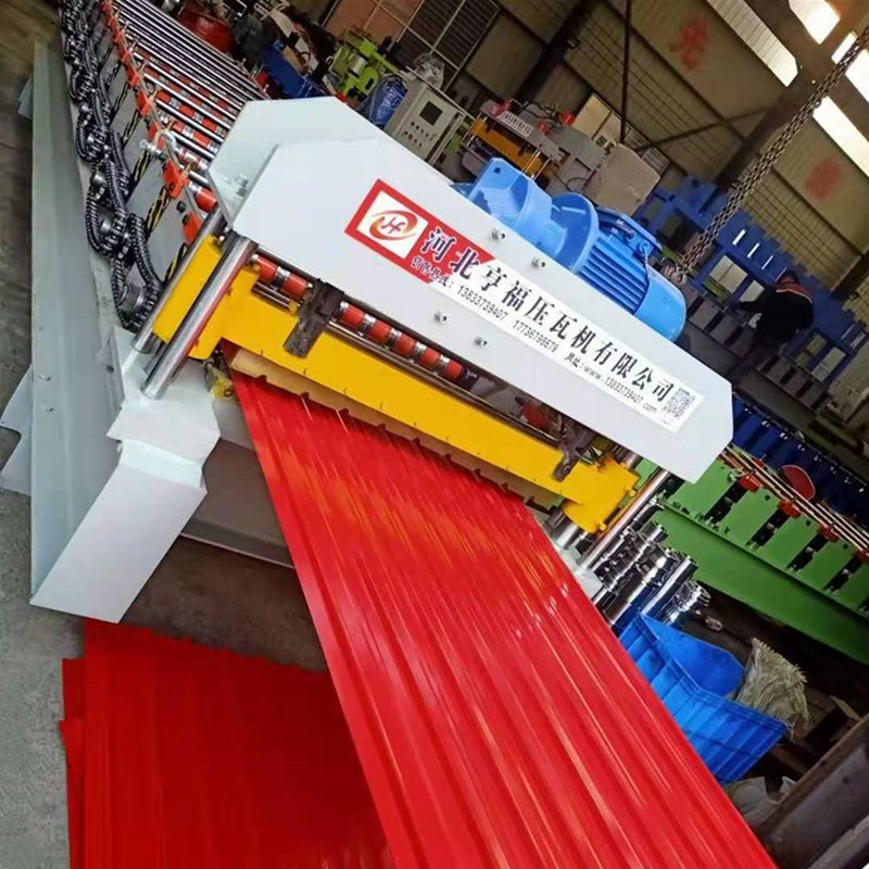 2021 Galvanized Roof Sheet Iron Roof Roll Forming Machine