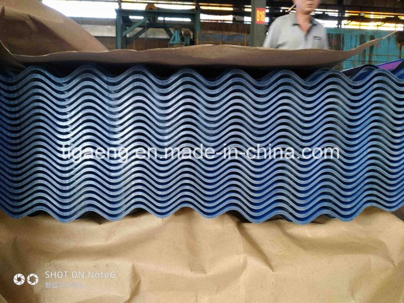 Painting Red Color Zincalume Corrugated Galvalume Steel Roofing Sheet