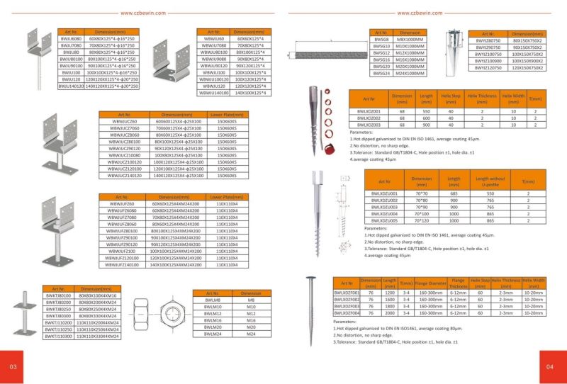 Low Price Fence Post Spike/ Fence Post Holder/ Post Ground Holder