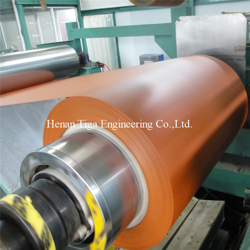 PVC Film Color Coated PPGI Prepainted Galvanized Steel Roll