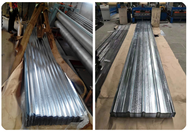 Roofing Material Galvalume Corrugated Steel Iron Metal Roof Sheet Price