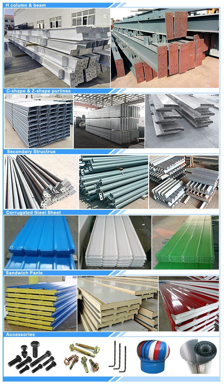 China Steel Truss Construction Building for Steel Workshops