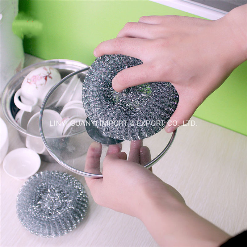 Galvanised Galvanized Metal Mesh Pot Scourer