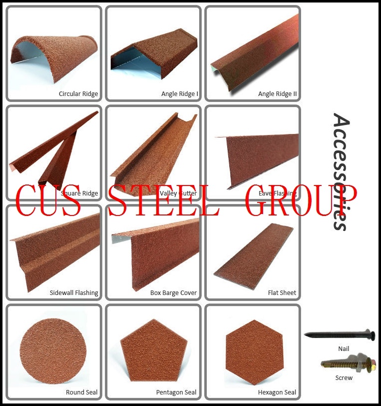 Stone Coated Metal Roofing/Barn Roofing Tiles/Steel Roofing Sheet